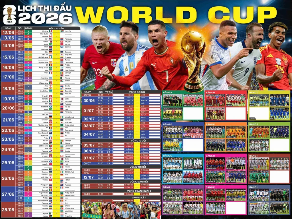 World Cup 2026 | Lịch thi đấu, Thể thức mới và Cơ hội vàng cho các đội tuyển | Thể thao OK9